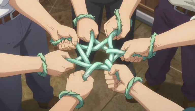 Visual representation of "inextricable" - Impossible to separate or disentangle.
