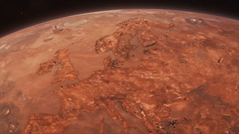 Visual representation of "mars" - Mars is the fourth planet in the solar system, known for its red color.
