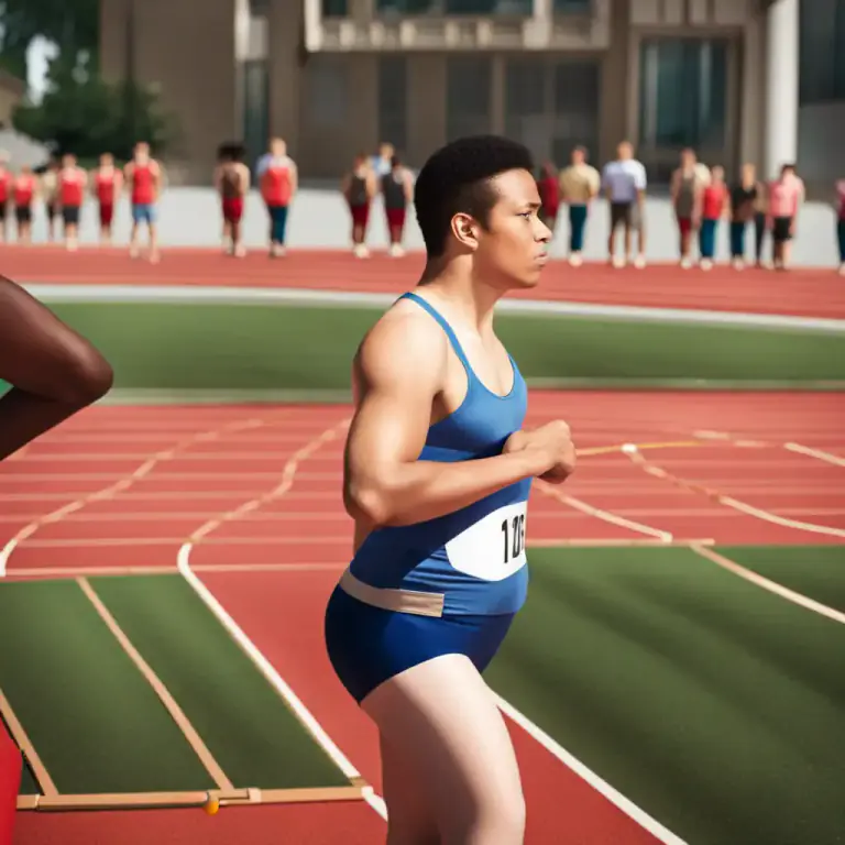 Visual representation of "compete" - to take part in a contest or competition