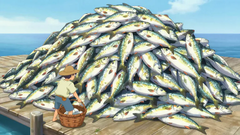 Visual representation of "ton" - A huge amount or large quantity of something.