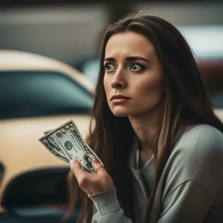 Visual representation of "owe" - To have a debt of a certain amount