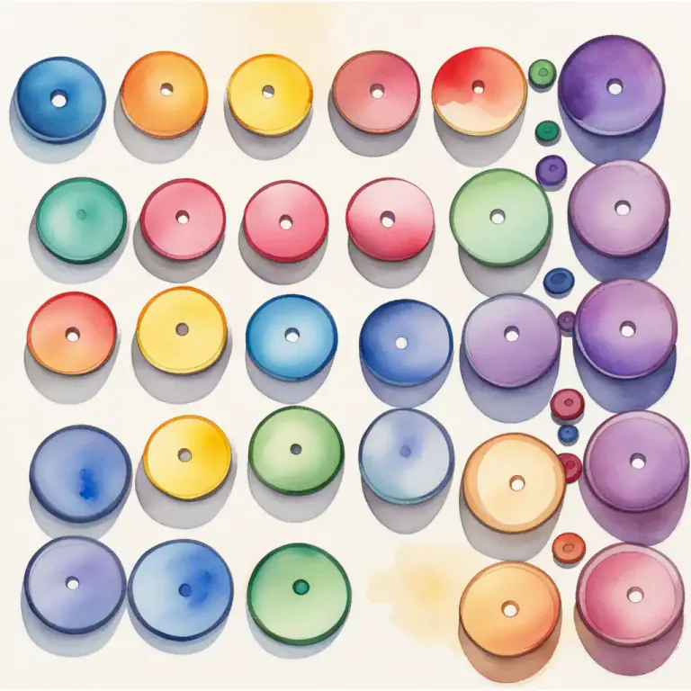 Visual representation of "tally" - A small disk or counter used in games