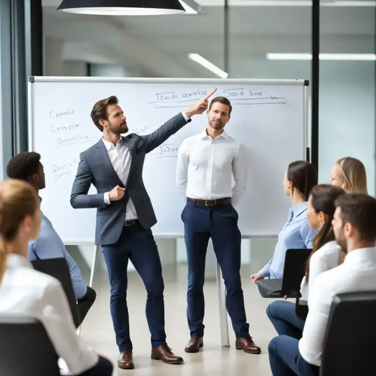 Visual representation of "bossy" - Involving or showing assertive control or authority.