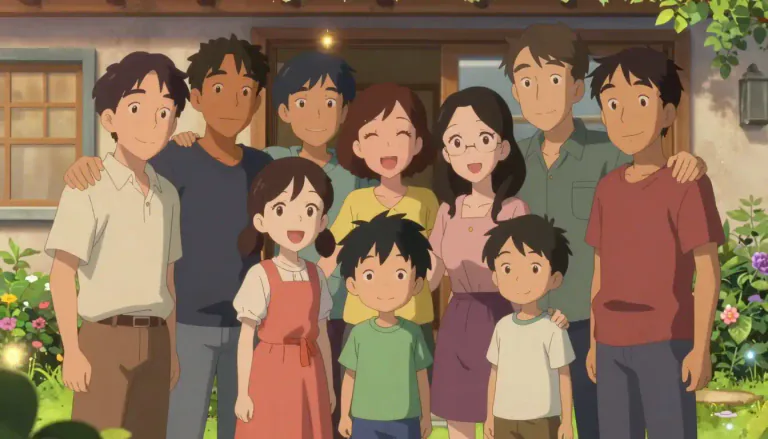 Visual representation of "kith" - People known to one; friends and family