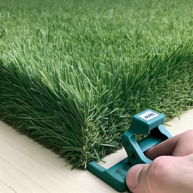 Visual representation of "dandy" - A unit for measuring the sharpness of cut grass