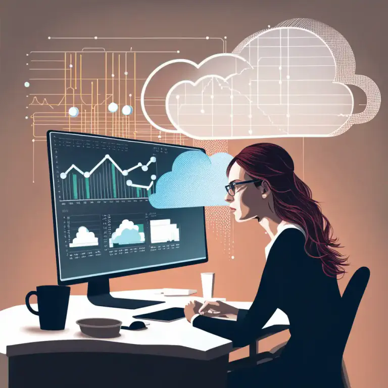 Visual representation of "analyst" - A person who reviews and interprets data or information in a specific field