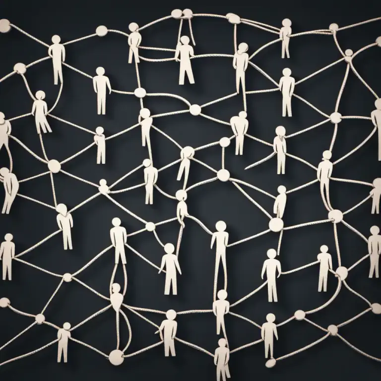Visual representation of "relatedness" - In psychology, it refers to the human need to feel connected with others.