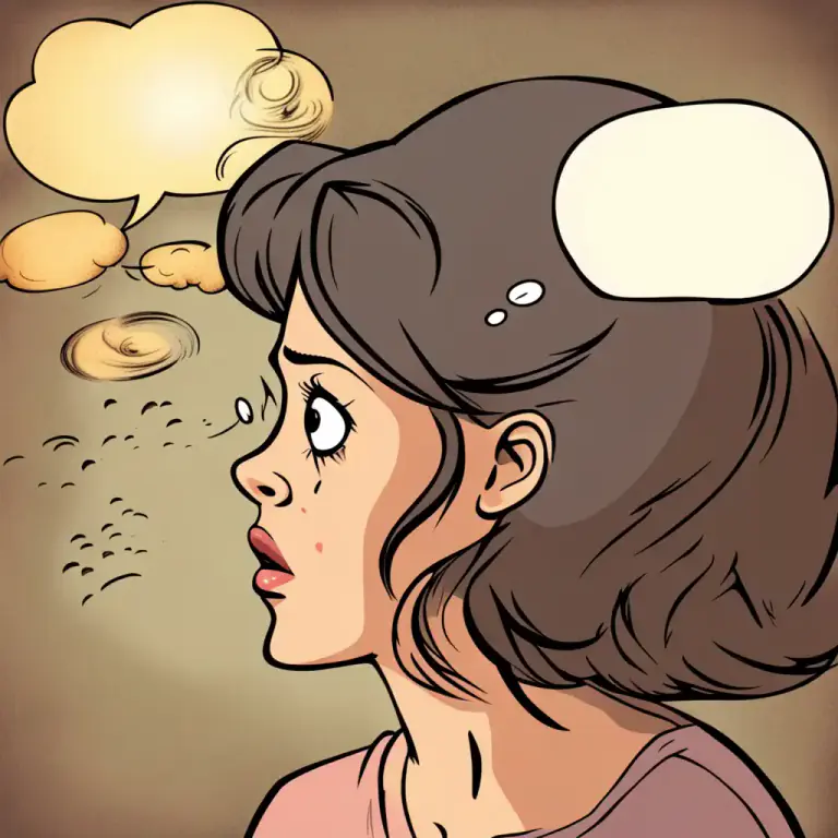 Visual representation of "put/get something out of your mind" - To make a conscious choice to abandon a particular thought or memory