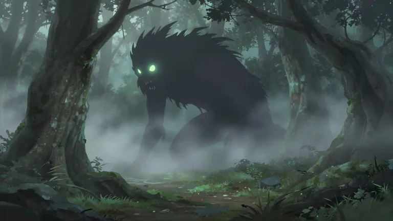 Visual representation of "eldritch" - Strange, eerie or frightening, especially in a way that is mysterious.