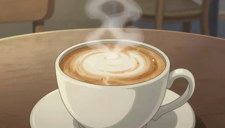 Visual representation of "cappuccino" - A type of coffee made with espresso and a small amount of foamed milk on top.