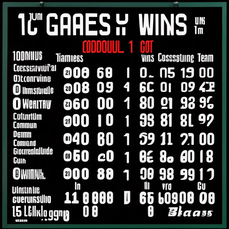 Visual representation of "streak" - A period or spell of continuous sports success by a specific team or player.