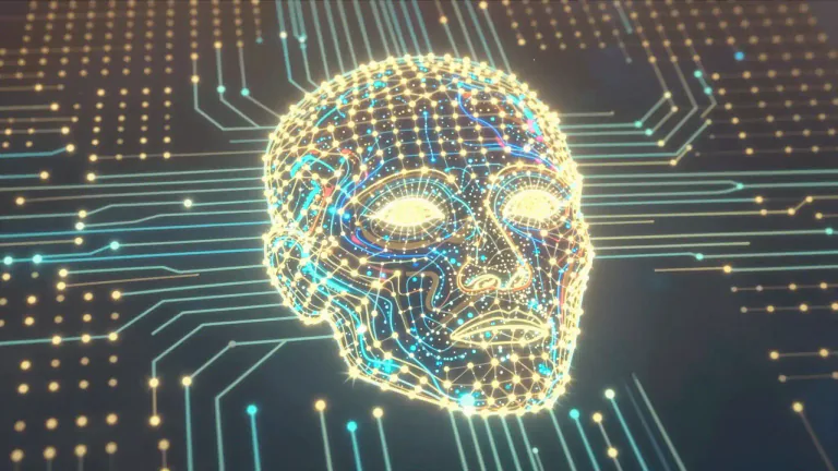 Visual representation of "emergence" - In computing, the process of complex behavior arising from simple rules and interactions.