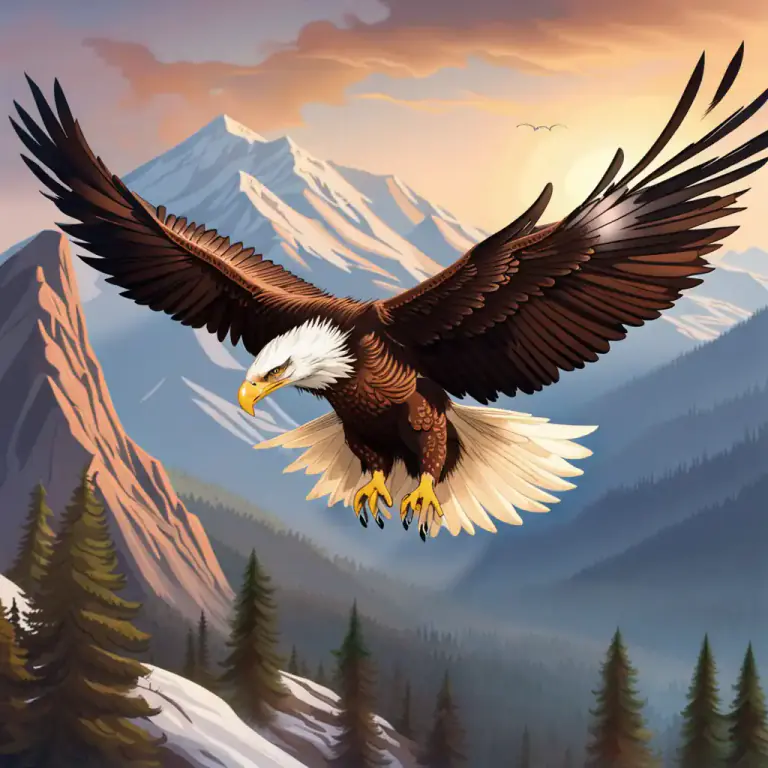 Visual representation of "aloft" - at or to great height
