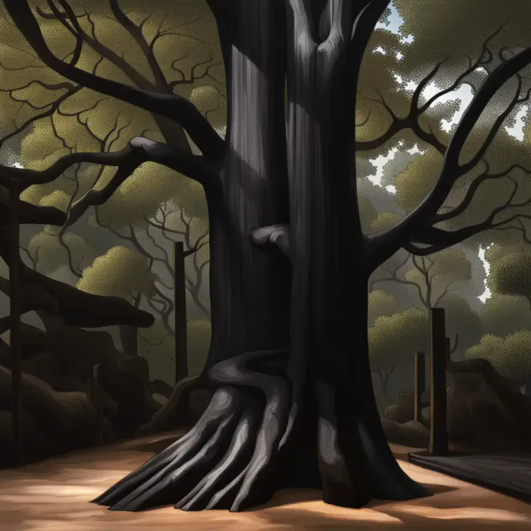 Visual representation of "ebony" - A tree that produces the ebony wood