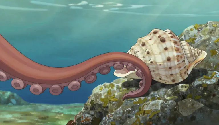 Visual representation of "tentacle" - A long thin part of the body of a sea creature, usually used for feeling things, holding onto things, or moving