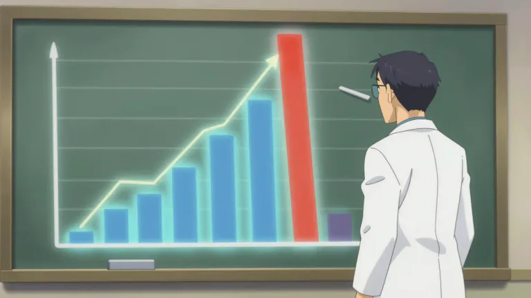 Visual representation of "skew" - To change or affect something inconsistently, especially in data analysis