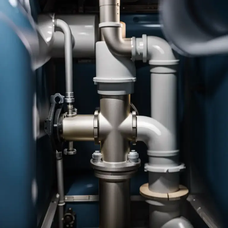 Visual representation of "airlock" - A blockage of air in a pipe or pump which prevents liquid from flowing properly.