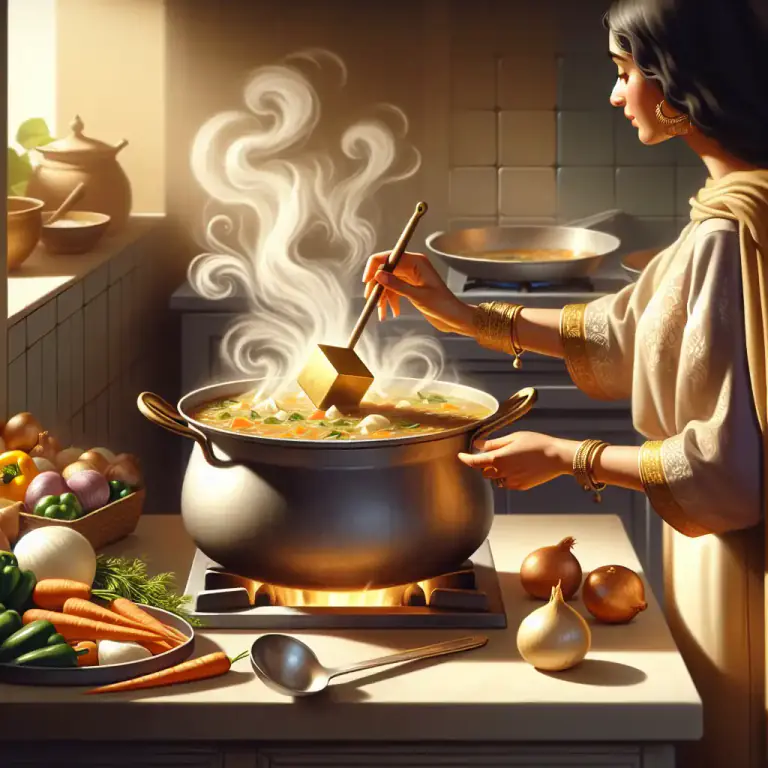 Visual representation of "bouillon" - A cube or a granulated powder of concentrated bouillon used for cooking.