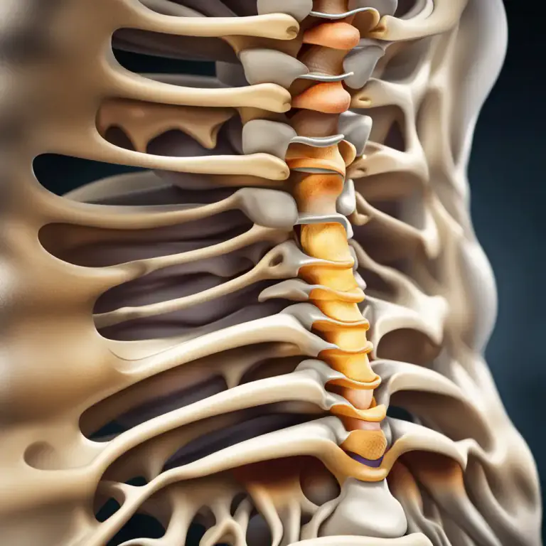 Visual representation of "disk" - An intervertebral disk (a piece of cartilage between the vertebrae)