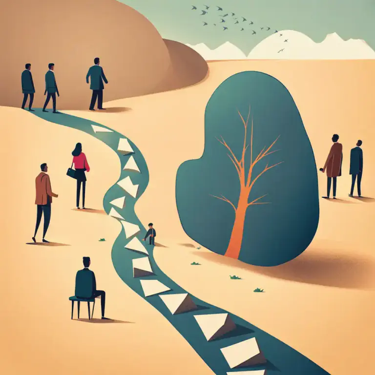 Visual representation of "lose out to" - To miss an opportunity or fail to benefit from something