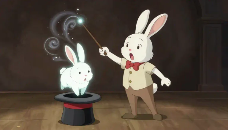 Visual representation of "conjure" - To make something appear as if by magic