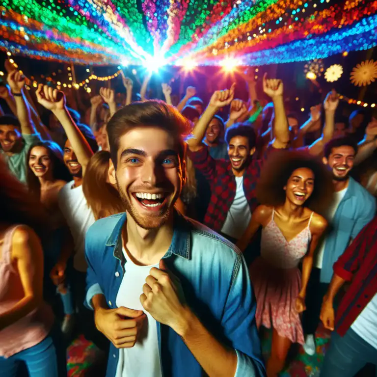 Visual representation of "swinger" - Someone full of energy and enthusiasm.