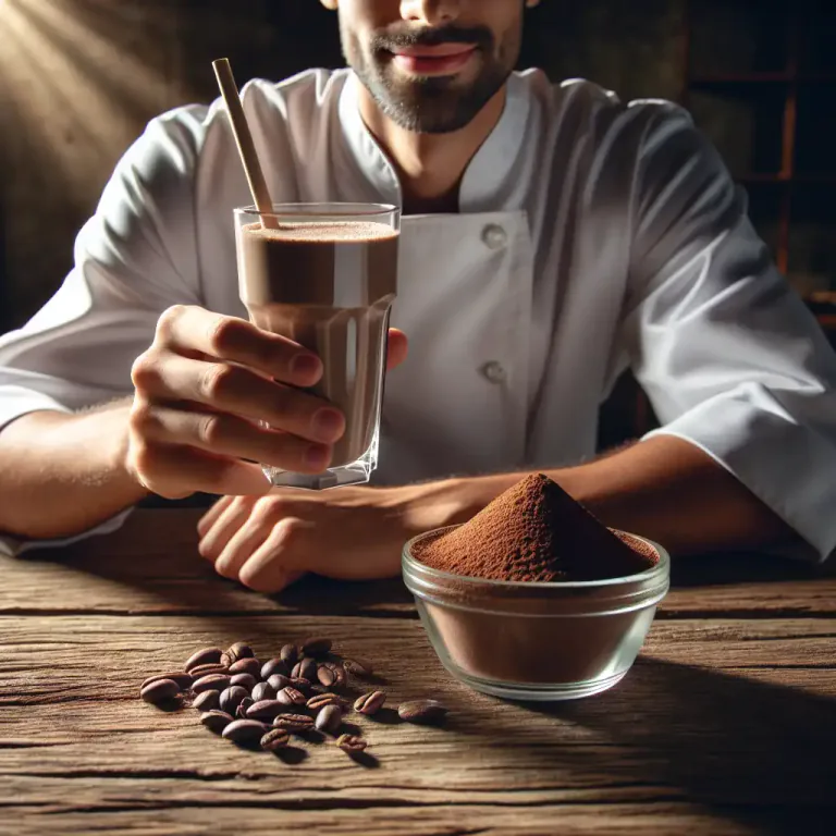 Visual representation of "carob" - A powder made from dried, roasted carob pods, often used as a cocoa substitute.