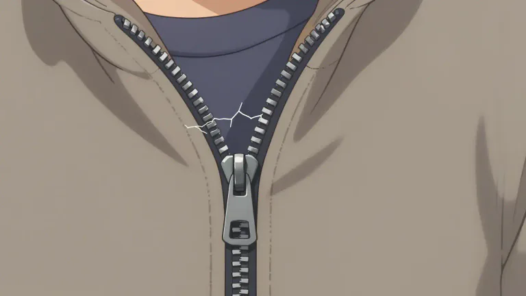 Visual representation of "fastener" - A device, like a button or zip, that is used to securely close or connect something.