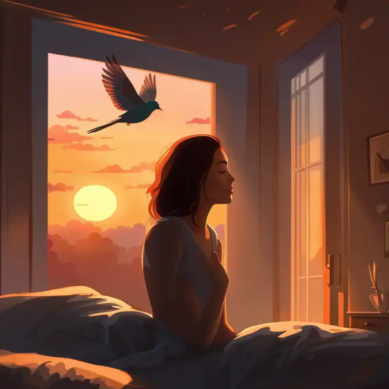 Visual representation of "awaken to" - to wake up, to stop sleeping