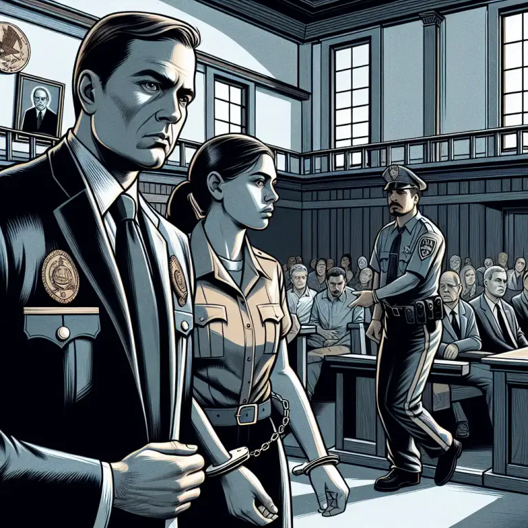 Visual representation of "remand" - To put a person in custody or temporarily in prison, especially while waiting for trial to continue.