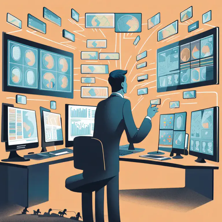 Visual representation of "across the board" - In every part of a particular area, system, or organization