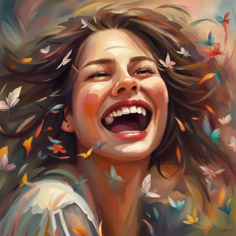 Visual representation of "euphoria" - A state of very great happiness, often to the point of forgetting anything else.