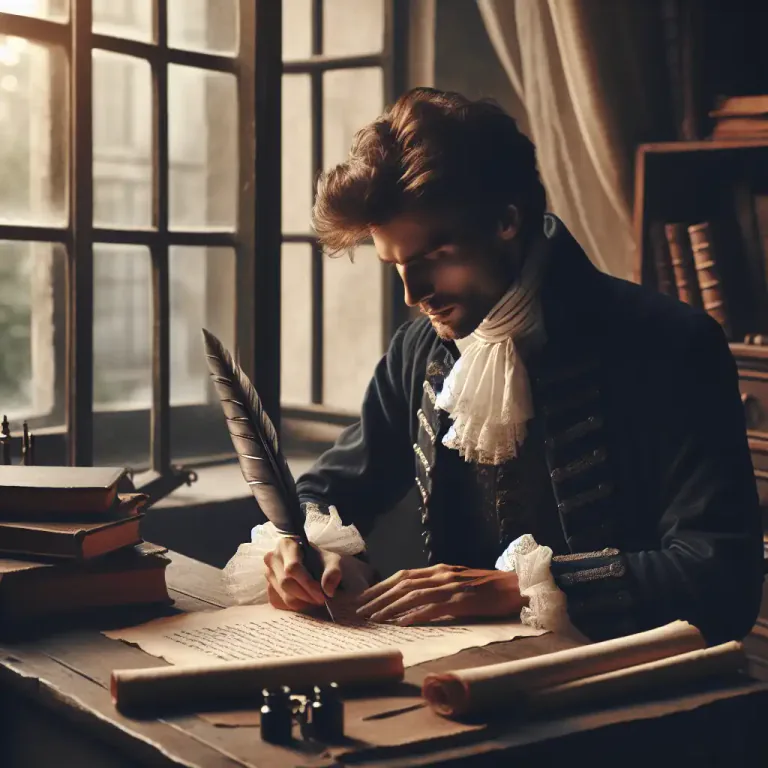 Visual representation of "versifier" - A person who converts text into metrical form.