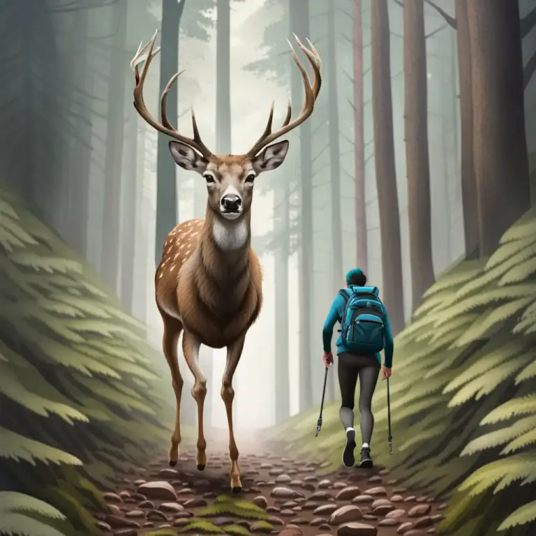 Visual representation of "timid" - showing hesitance because of fear