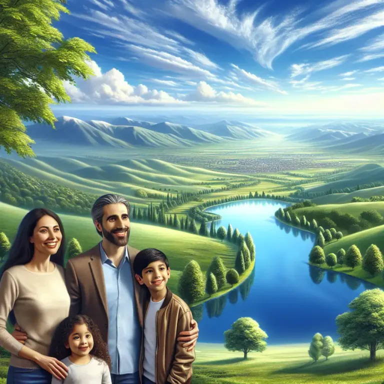 Visual representation of "land" - A country or state.
