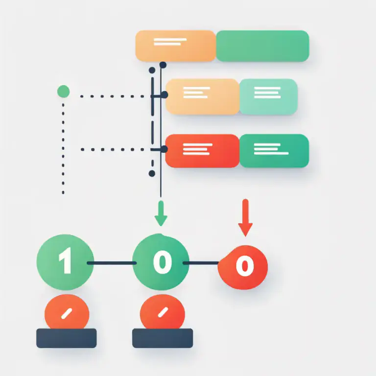 Visual representation of "along/down the line" - At some point during a process or series of events.