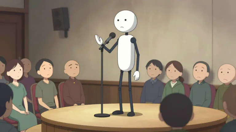 Visual representation of "robotic" - Lacking in emotion and character