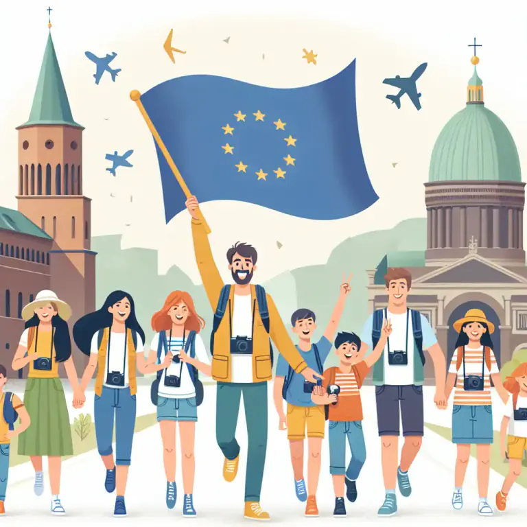 Visual representation of "tourism" - The promotion of tourist travel, especially for commercial purposes.