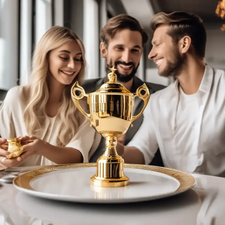 Visual representation of "hand something to somebody on a plate" - To give something to someone without any effort from their side