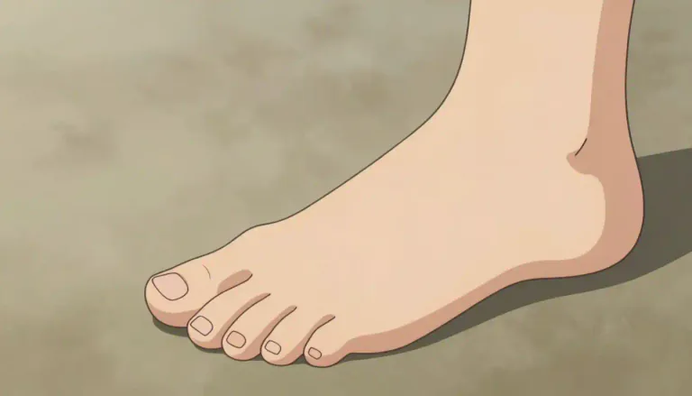 Visual representation of "dorsum" - The upper side or back of an organism, especially the back of a body part such as the hand or foot.