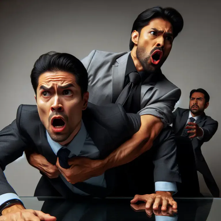 Visual representation of "elbow" - To force someone out of a particular place or position in a rough or abrupt way.