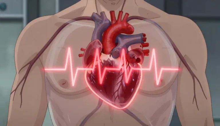 Visual representation of "arrhythmia" - A medical condition characterized by an irregular heartbeat, which may affect the flow of blood to the body.