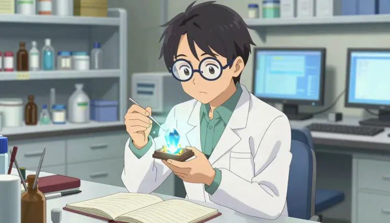 Visual representation of "boffin" - A person, especially an expert or a researcher, who is known for their specialized knowledge in a specific field.