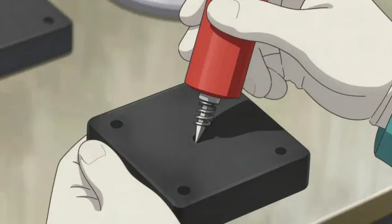 Visual representation of "durometer" - A durometer is an instrument used to measure the hardness of materials, commonly used for rubber and plastics.