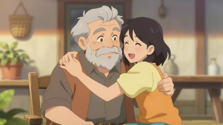 Visual representation of "pappy" - A term used affectionately for a father or grandfather.
