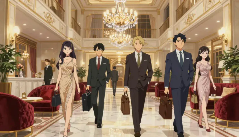 Visual representation of "ritzy" - Characterized by luxury and elegance; often indicative of wealth or high status.