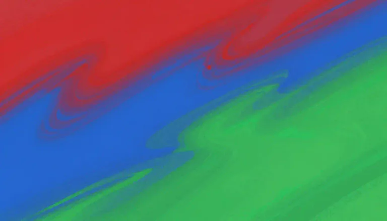 Visual representation of "tricolor" - A type of artistic design or decoration using three different colors.