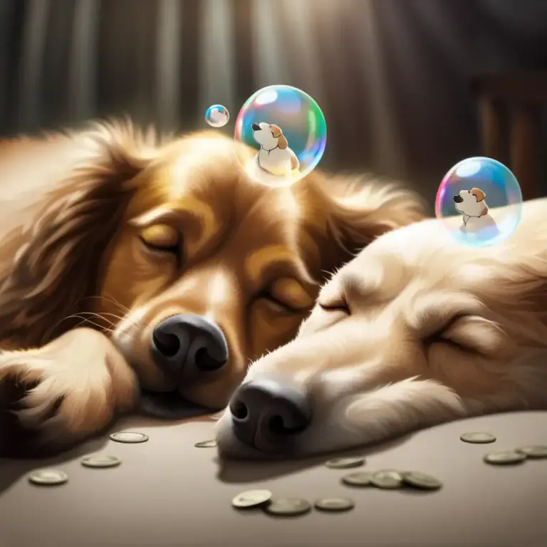 Visual representation of "let sleeping dogs lie" - Avoid interfering in a situation that is currently causing no problems but may well do so if disturbed or brought up.