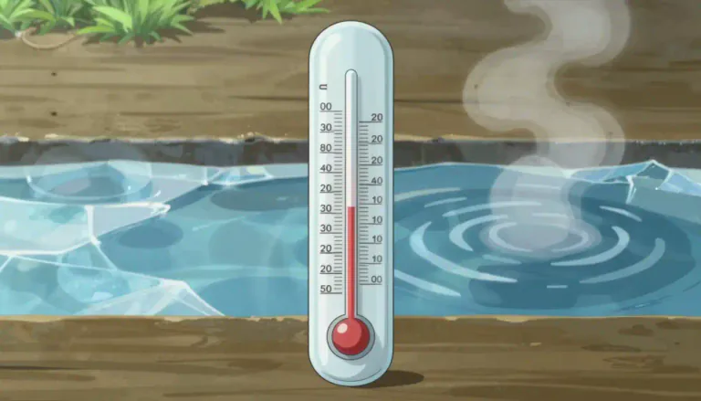 Visual representation of "fahrenheit" - It is a scale for measuring temperature, used mostly in the United States. Water freezes at 32 degrees and boils at 212 degrees in this scale.