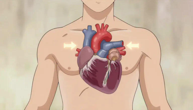 Visual representation of "anteroposterior" - Relating to or situated at the front and back of the body.
